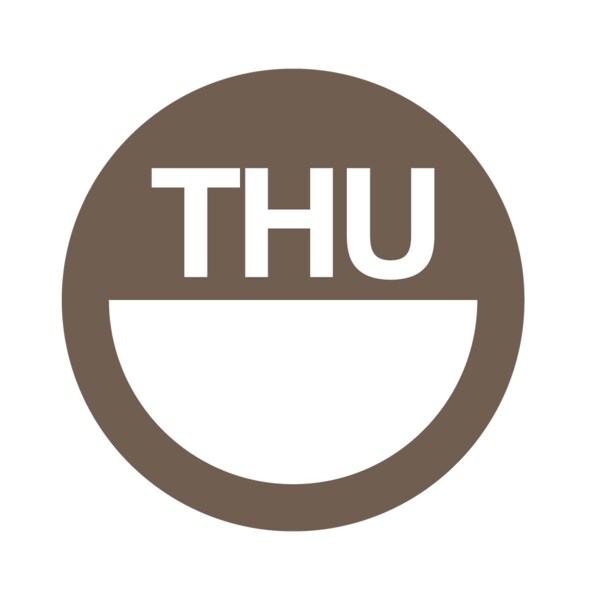 Nevs DaySpots - Thursday 3" circle White w/Brown DDOT-TH3 - main